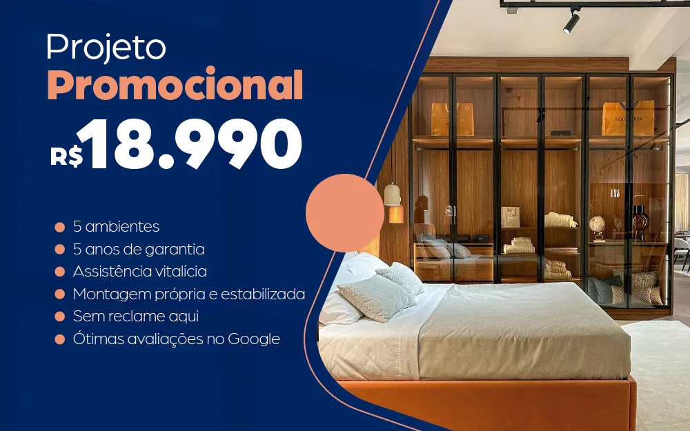 Projeto Promocional - 05 ambientes