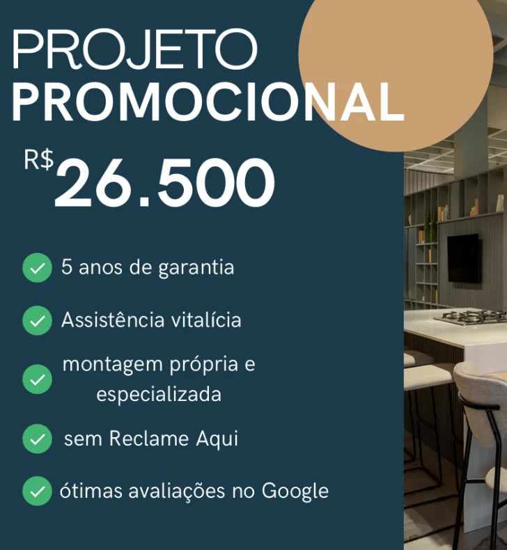 Projeto Promocional - 06 ambientes
