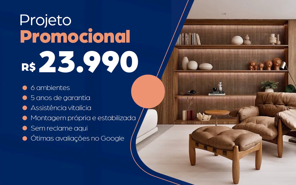 Projeto Promocional - 06 ambientes
